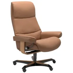 Stressless Bürostuhl View Office Leder Braun Batick Latte