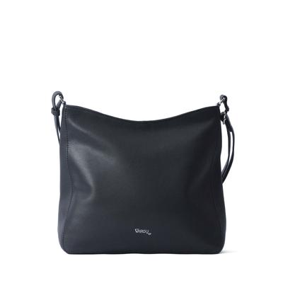 Umhängetasche VARGU "Lunua 1", Damen, Gr. B/H/T: 29cm x 30cm x 9cm onesize, schwarz, Leder, Taschen Umhängetasche, LGW zertifiziertes Leder