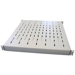 Apranet 26519210 19 Zoll Netzwerkschrank-Einschubsystem 1 HE variable Befestigungsschienen Geeignet für Schranktiefe: ab 600 mm Lichtgrau