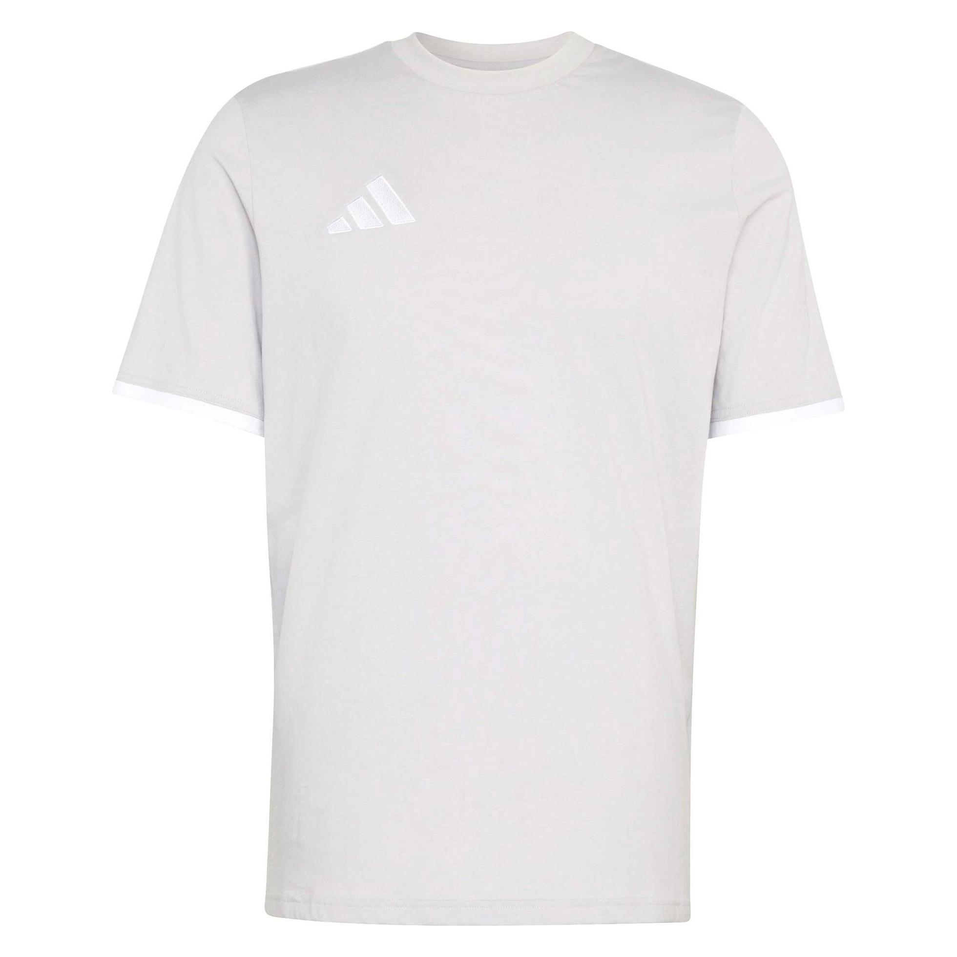Adidas graues Herren-Entrada-T-Shirt (XL) (JZ6677)