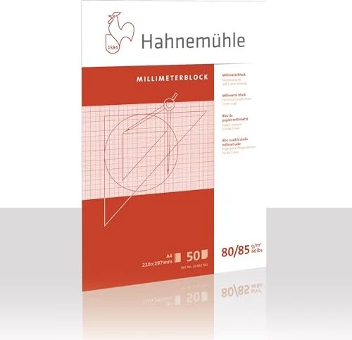 HAHNEMÜHLE Millimeterblock DIN A4 Millimeter