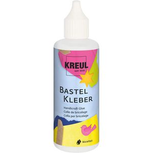 Kreul Alleskleber Hobby Line, Bastelkleber, 80ml, ohne Lösungsmittel, transparent