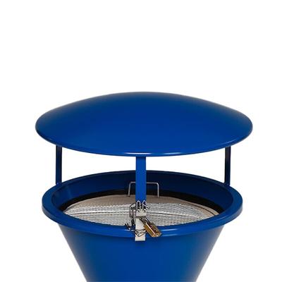 PROREGAL Dach für klassischen Standascher | HxBxT 23x44x44cm | Stahlblech | Blau