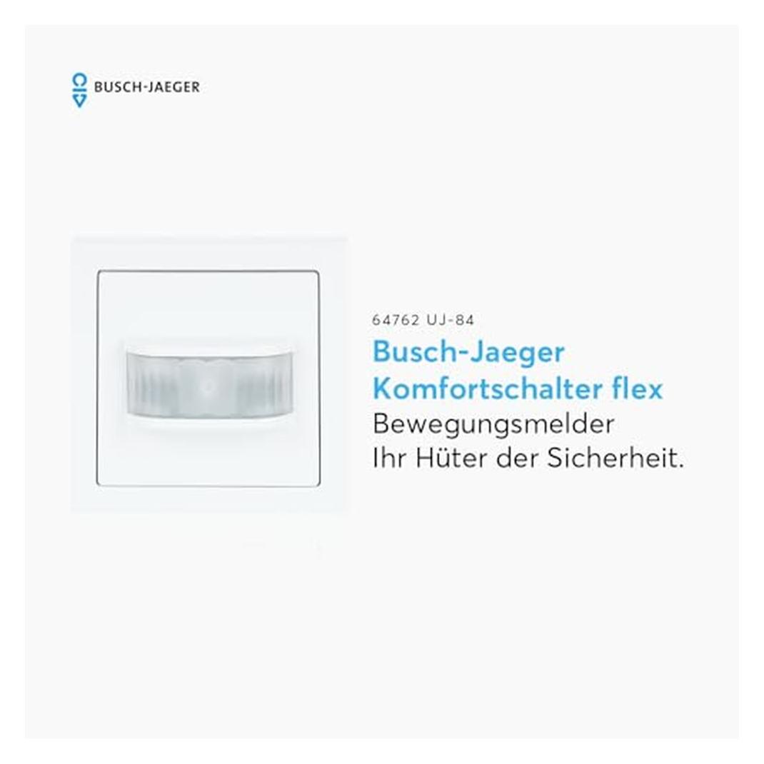Busch-Jaeger Busch-Jäger 64762 UJ-84 BW 180 flex, Set, Komfort 64762 UJ-84 (12 m) (2CKA006800A2987)