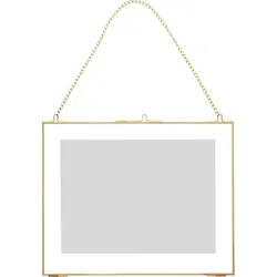Hübsch Bilderrahmen 30 x 24 cm goldfarben an der Kette