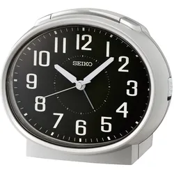 Seiko QHK059A Wecker Silberfarben mit Glockenalarm