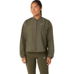 Asics Damenlaufjacke Nagino Run Adjustable Jacket - grün / 40