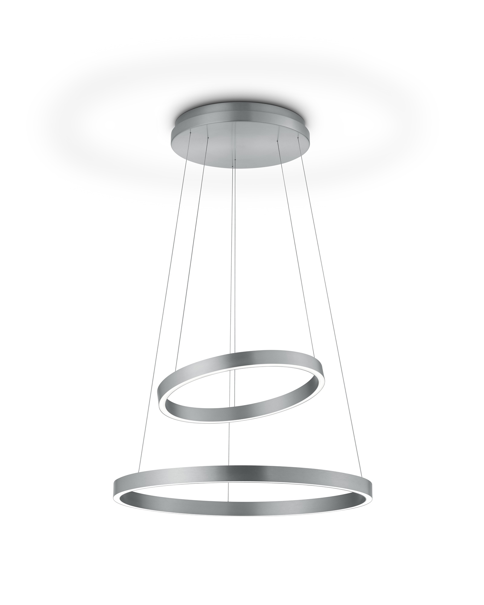 GKS Knapstein LED-Pendelleuchte LORA Nickel 51.494.05 4250035828179