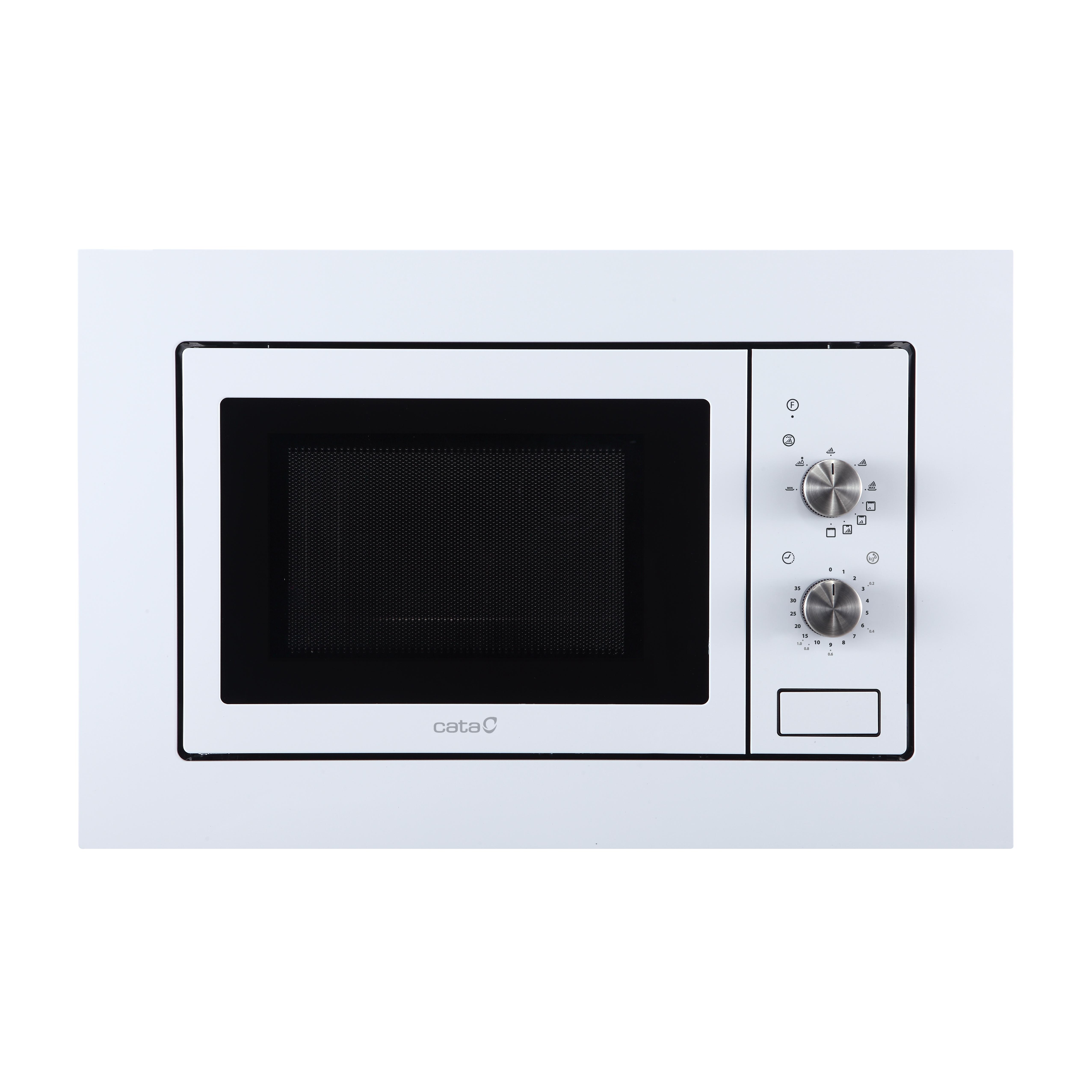 CATA MMA 20 WH, Integriert, Kombi-Mikrowelle, 20 l, 800 W, Drehregler, Weiß
