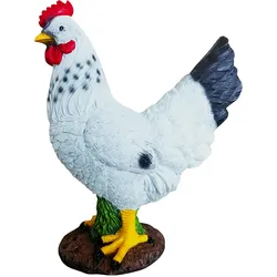 Relaxdays, Aussendekoration, Gartenfigur Huhn