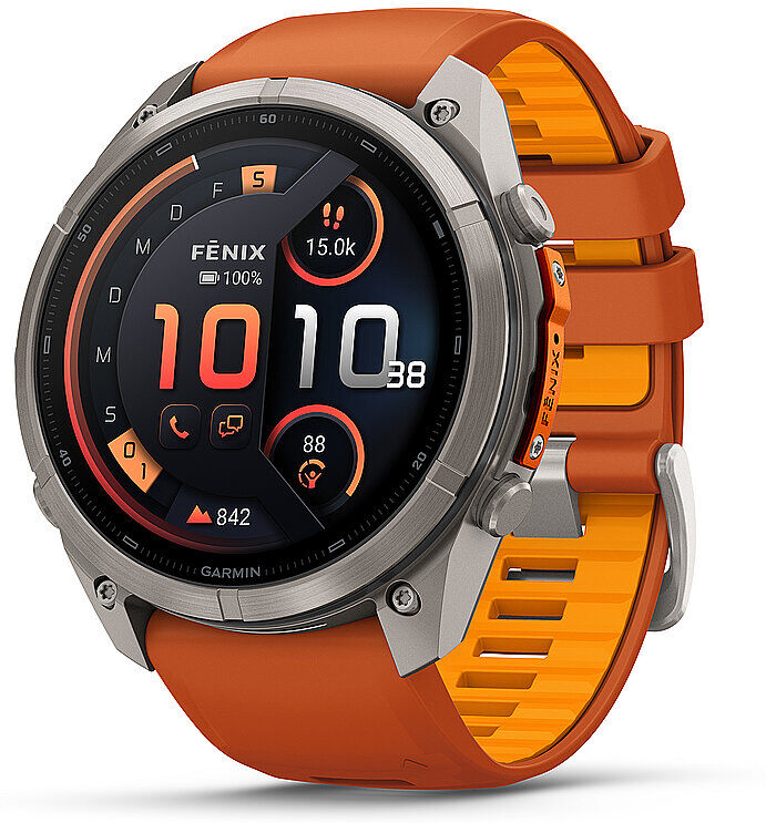 Garmin GPS-Multisport-Smartwatch Fenix 9 Pro InReach Orange/Spark Orange 51mm orange B