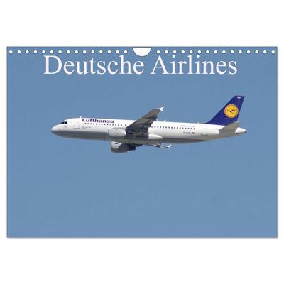 Deutsche Airlines (Wandkalender 2027 DIN A4 quer), CALVENDO Monatskalender