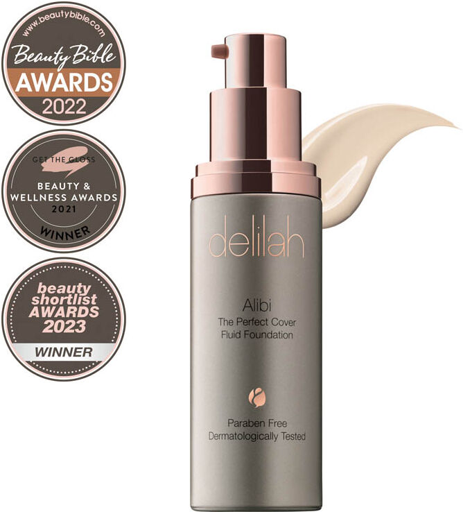 delilah Cosmetics Alibi The Perfect Cover Fluid Foundation - Lily