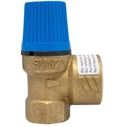 Sicherheitsventil Warmwasser 3/4" IG Ansprechdruck 10 bar