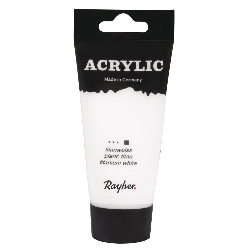 Rayher Acrylfarben weiß 38912101