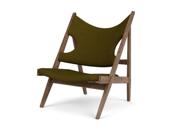Audo Copenhagen Knitting Loungesessel Walnut-Baru 0950