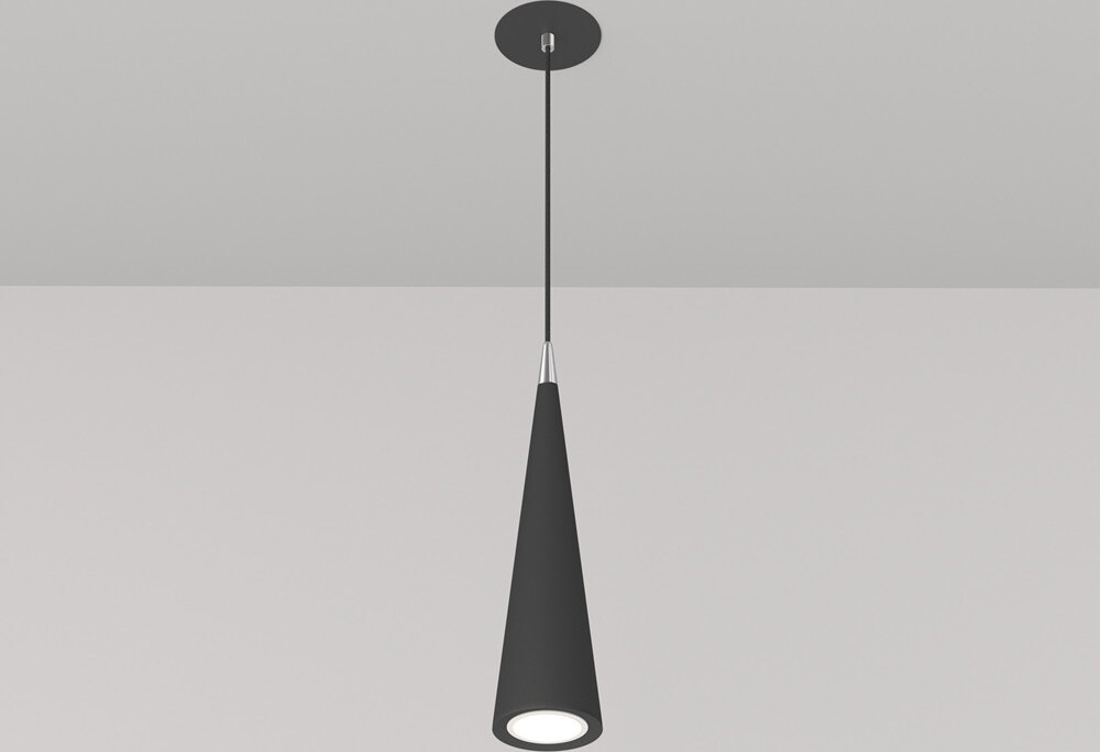 Maytoni Nevill hanglamp, zwart, GU10, 40W, dimbaar, metaal, IP20