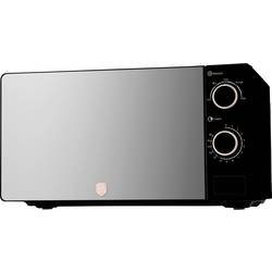 BerlingerHaus BH9900 Mikrowelle Schwarz, Roségold 1100 W mit manueller Temperatureinstellung, tickende Zeitschaltuhr BH/9900