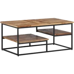 vidaXL Couchtisch 90x50x39 cm Recyceltes Massivholz Teak