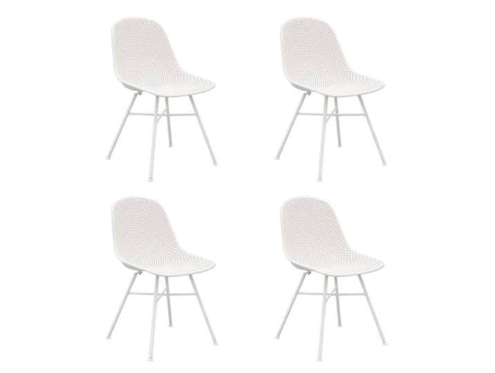 Set van 4 Kick tuinstoel Sol - Wit