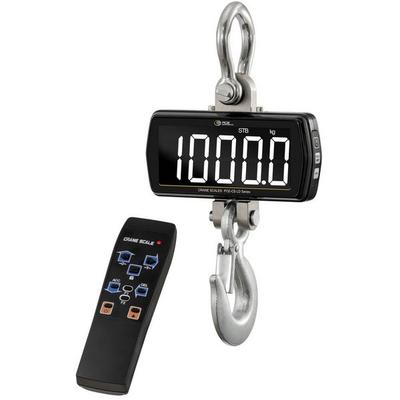 PCE Instruments Kranwaage PCE-CS 1000LD |1000 kg|+Fernbedienung|Genauigkeit 1% v.Mb.|groß|Haken |Schäkel inkl. uvm.