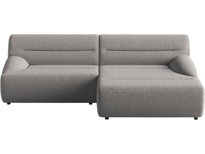 Ecksofa SIT & MORE Scrabble , grau, B:260cm H:80cm T:162cm, 100% Polyester, Sofas, Ecksofa, Modernes Design in verschiedenen Stoffarten