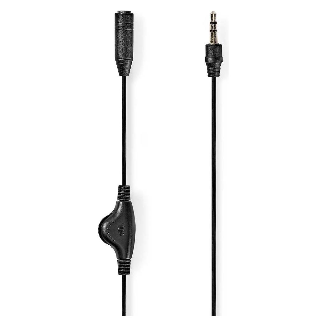 Nedis Stereo-Audiokabel mit Co Lautstärkenkabel männlich (1 m) (CAGB22090BK10)