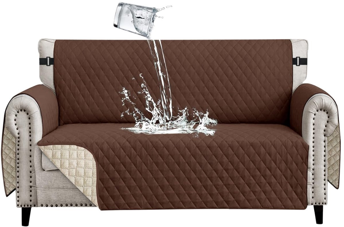 Ibenzoa Waterdichte omkeerbare bankhoes met krasbestendige antislip eigenschappen voor huisdieren en kinderen