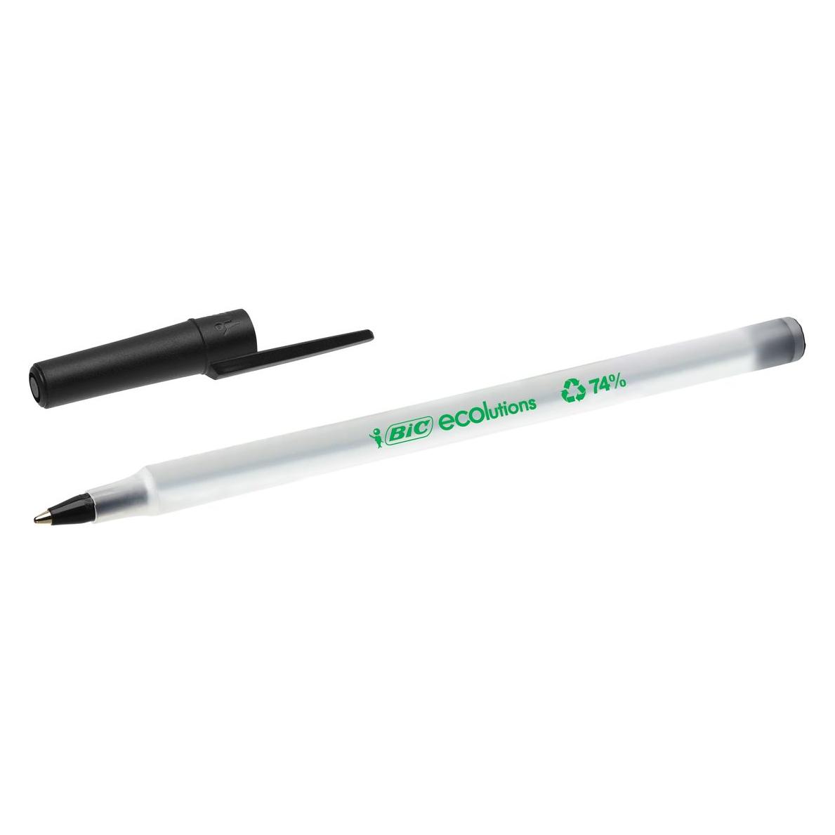 Bic 8932392 Kugelschreiber Schwarz Stick-Kugelschreiber (1x) (8932392)