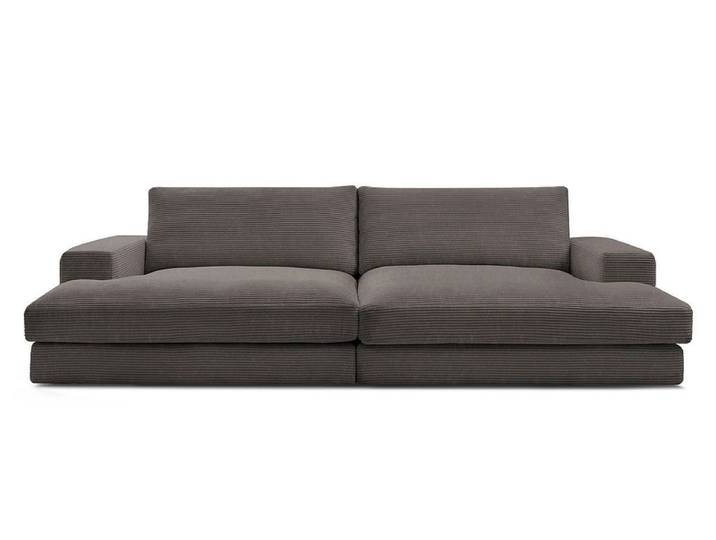 Sofa BOBOCHIC LEONARD Cord-Stoff rotbraun