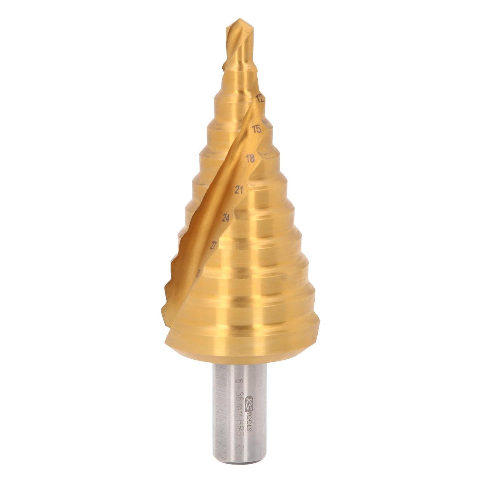 KS Tools HSS-TiN Stufenbohrer (330.2360)
