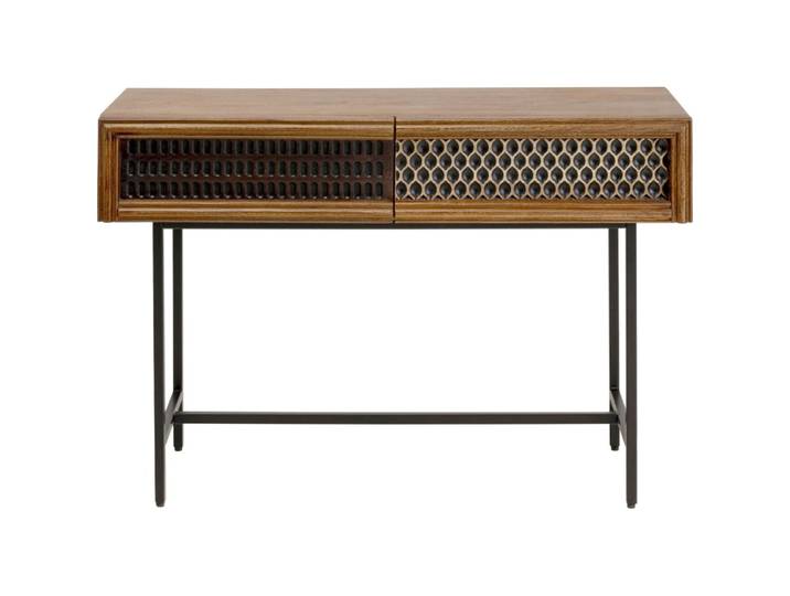 Console 2 tiroirs en manguier