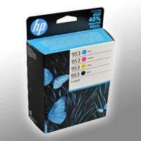 4 HP Tinten 6ZC69AE 953 Multipack KCMY