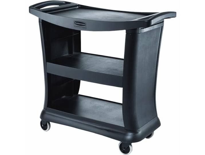 Rubbermaid Commercial Products Executive-Serie, Servicewagen schwarz