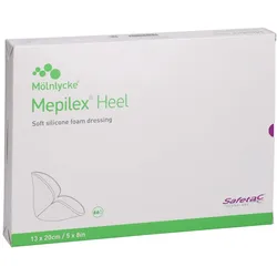 Mepilex Heel Schaumverband 13x20 Cm Steril 5 St