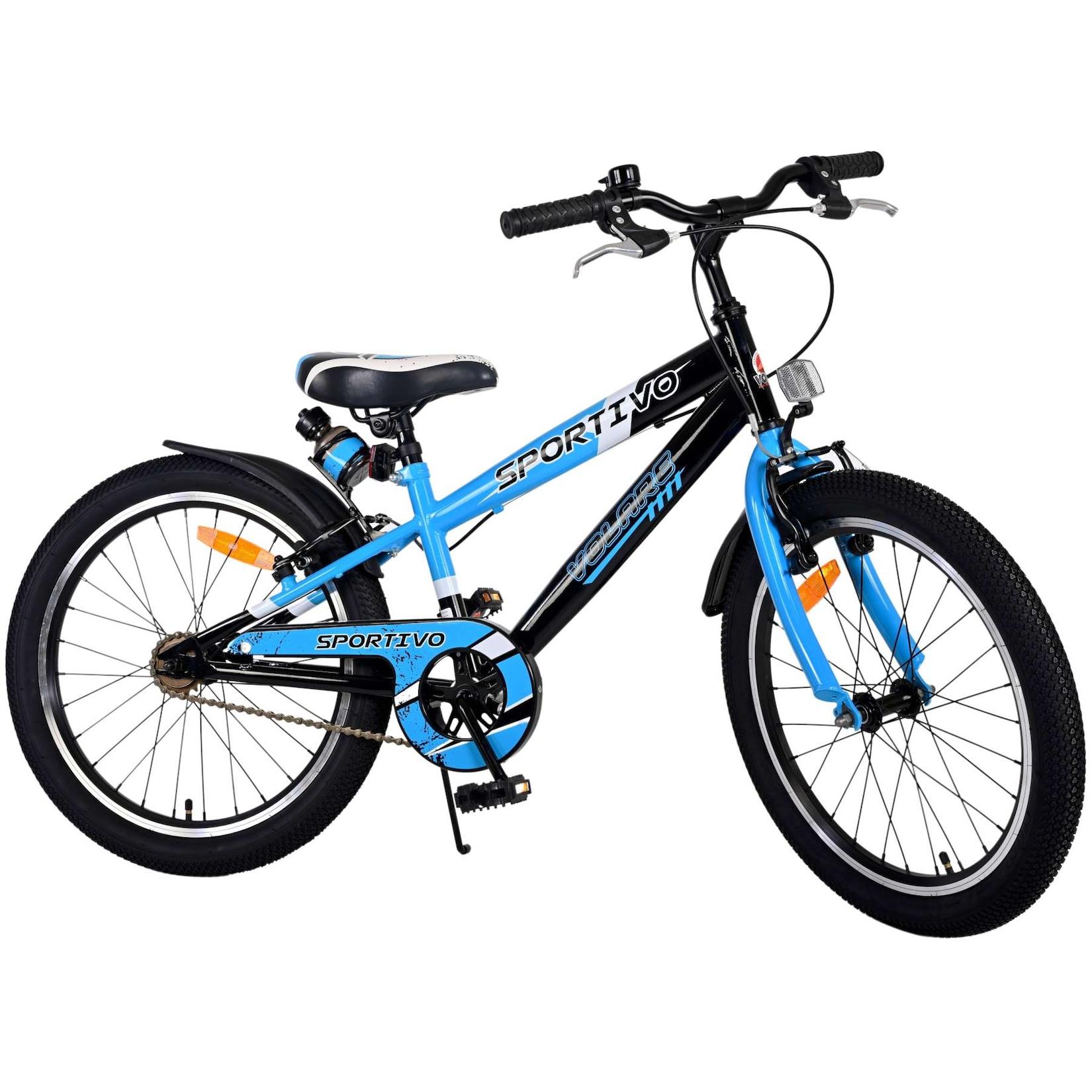 Volare Kinderfahrrad Sportivo für Jungen 20 Zoll Kinderrad in Blau
