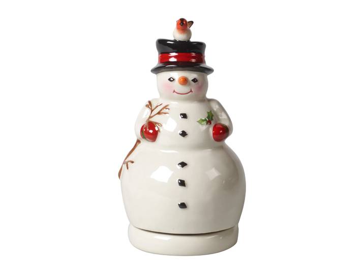 Villeroy & Boch Boîte à musique bonhomme de neige Nostalgic Melody Blanc
