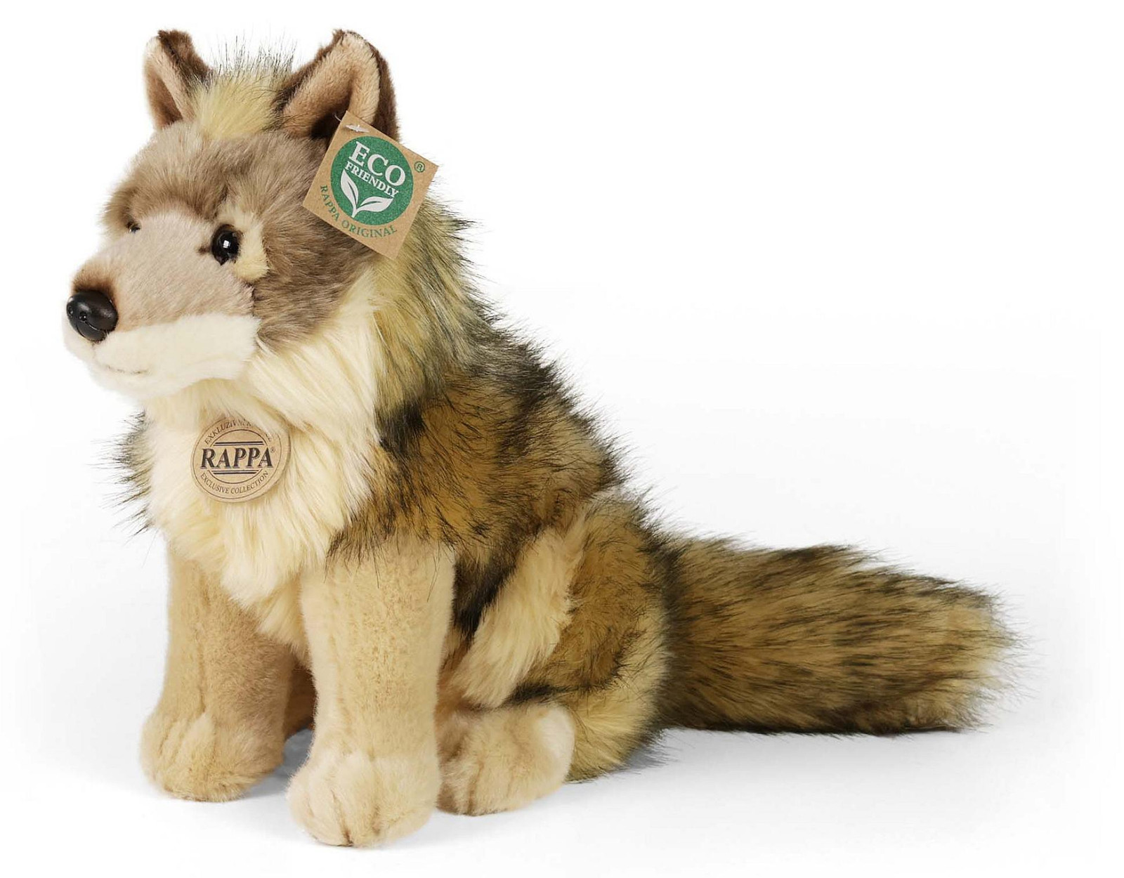 Rappa Pluche Coyote Wolf Knuffel 24 cm Milieuvriendelijk
