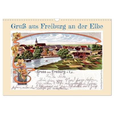 Gruß aus Freiburg an der Elbe (Wandkalender 2027 DIN A3 quer), CALVENDO Monatskalender