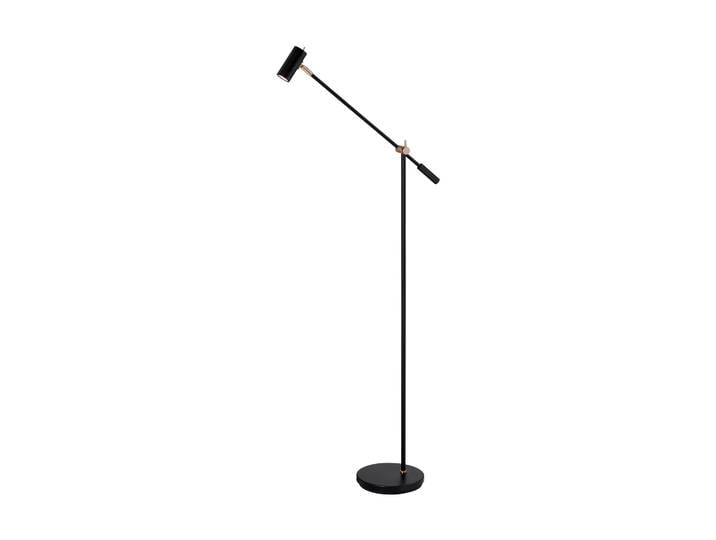 Belid Lampadaire Cato 134 cm Noir mat-laiton