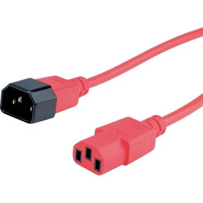 Roline 19.08.1520 Strom Verbindungskabel Rot 1.80m