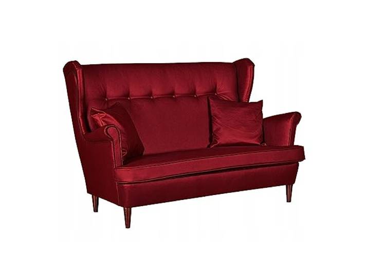 Family Meble Sofa, Modell EkoSkóra, 2-Sitzer, Ledersofa Couch, Zierpolsterung, Freistehendes, Lounge Sofa, Bequem zum Entspannen, Elegantes Design, Für Wohnzimmer, Wartezimmer, Santiago 61
