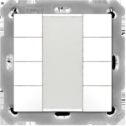 MDT BE-TA5508.02, Schalter + Taster, Weiss