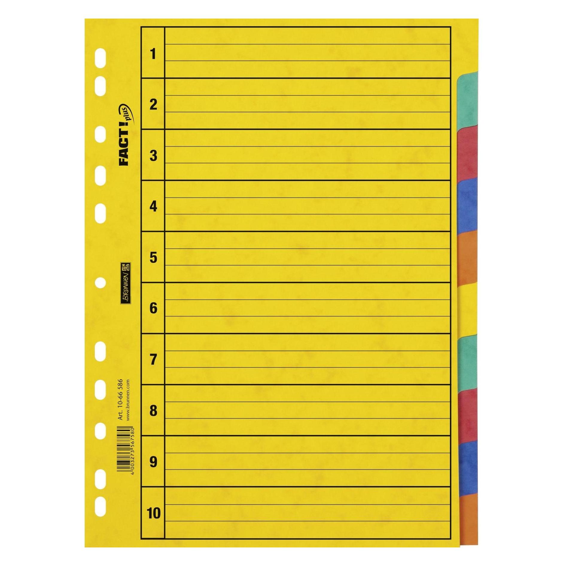 Brunnen Register A4 Fact Plus (1066586)
