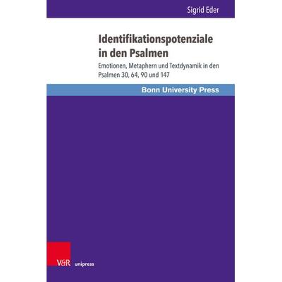 Identifikationspotenziale in den Psalmen, Gebundene Ausgabe von Sigrid Eder, V&R Unipress, 978-3-8471-0980-8