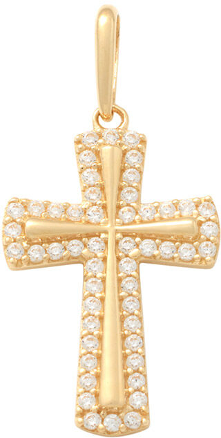 Lykken Crosses kultainen halo ristiriipus