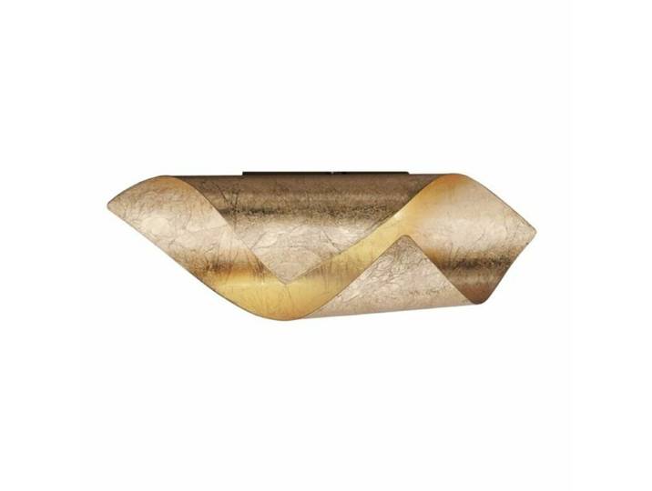 Paul Neuhaus Wandleuchte Nevis, Blattgold, indirektes Licht Auß