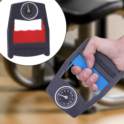 Inspire Picks Digital Hand Grip Strength Tester Handheld Grip Power Measurer And Forearm Trainer red