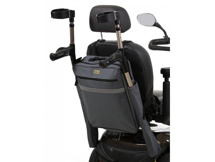 Splash scootmobiel tas - Rolstoeltas - Krukhouder - Grijs