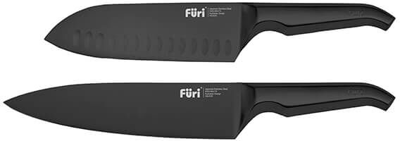 Furi Knives Furi Pro Jet Black 3 Piece Knife Set